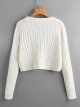 Women's Long Sleeve Plaid Button Front V Neck Soft Knit Cardigan Sweaters